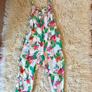 H&M little girls pant romper Sz 4–5